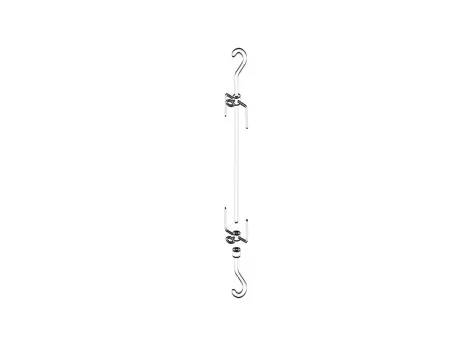 Tige Verticale inox - Gril Vertical