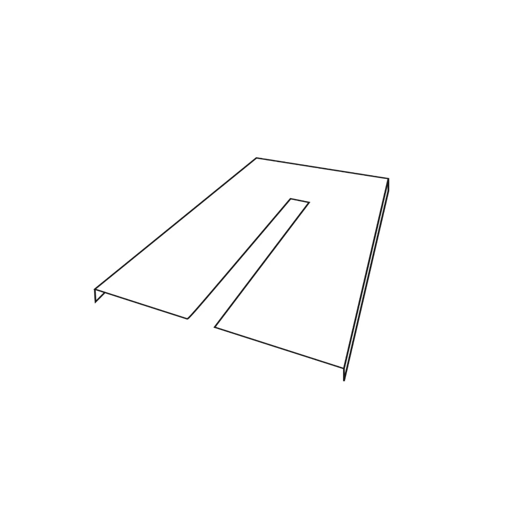 [13081] Couvercle (1 broche) inox - Gril Vertical - dessin