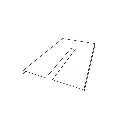 [13081] Couvercle (1 broche) inox - Gril Vertical - dessin