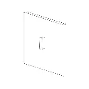 [13210] Porte avant inox - Gril Vertical - dessin