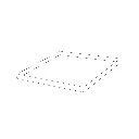 [13087] Bac de protection de sol inox - dessin.webp