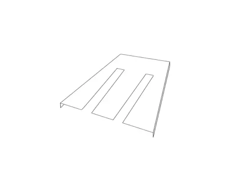 Couvercle (2 broches) inox - Gril Vertical