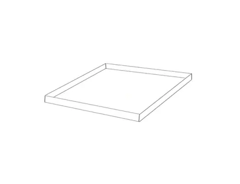 Bac de protection de sol inox