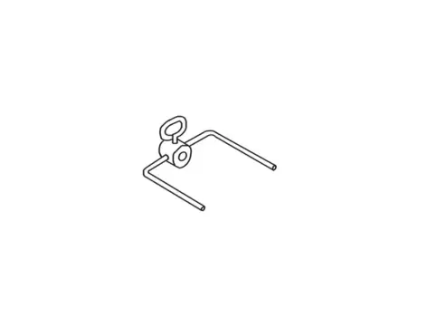 Fixe-poulet inox ø 8 mm simple