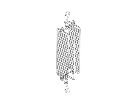 Broche corbeille plate pour le Gril Vertical