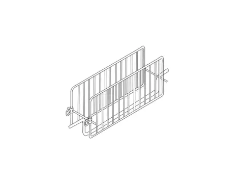 [25050] Broche corbeille plate pour gril Pro 1