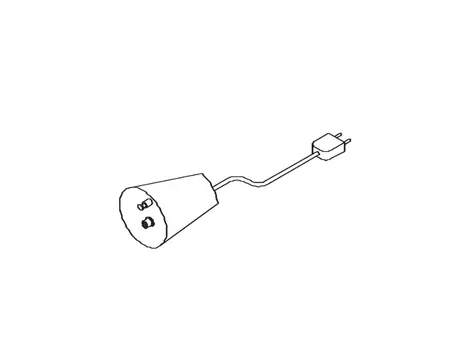 [55200] Moteur tourne-broche 230V, avec carré
